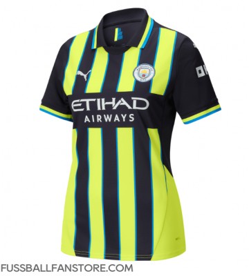Manchester City Replik Auswärtstrikot Damen 2024-25 Kurzarm